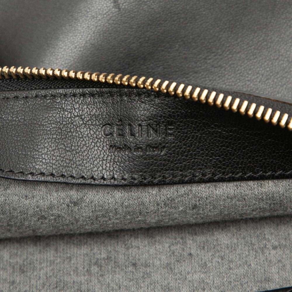 Celine Trio Crossbody Shoulder Bag in Black Leather for Women - Picture 5 of 6
